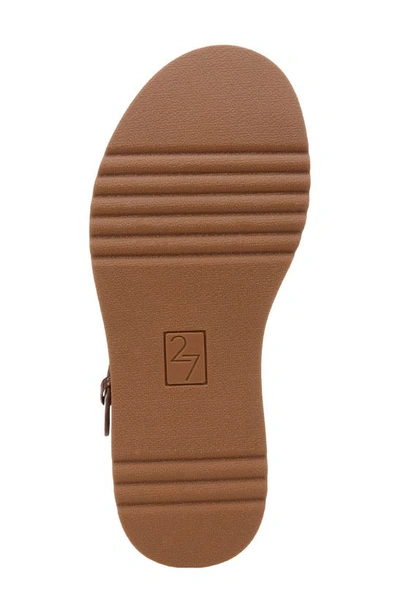 Shop 27 Edit Naturalizer Zizi Platform Sandal In Cappuccino Faux Croco Leather