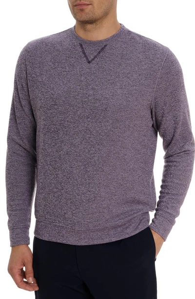 Shop Robert Graham Bassi Double Knit T-shirt In Purple