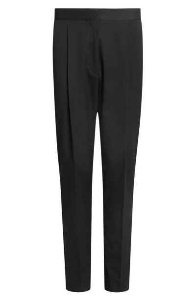 Shop Allsaints Nellie Pleated Tapered Trousers In Black