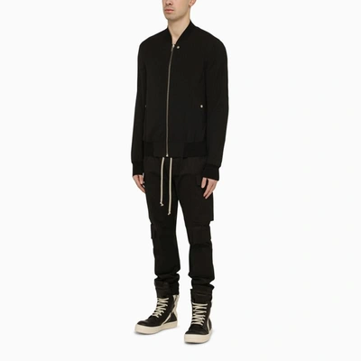 Shop Rick Owens Mastodon Cargo Trousers In Black