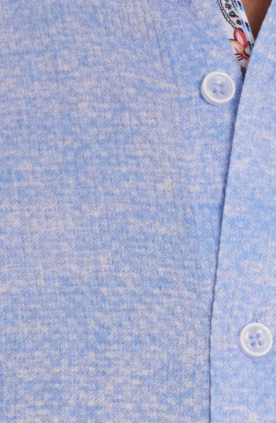 Shop Robert Graham Reid Basket Weave Button-up Shirt In Light Blue