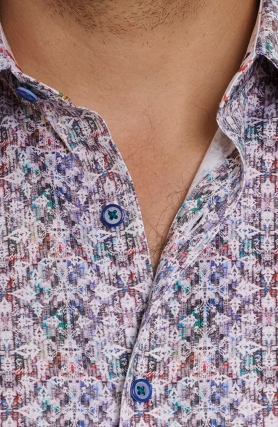 Shop Robert Graham Caracas Classic Fit Medallion Print Cotton Button-up Shirt In Blue Multi