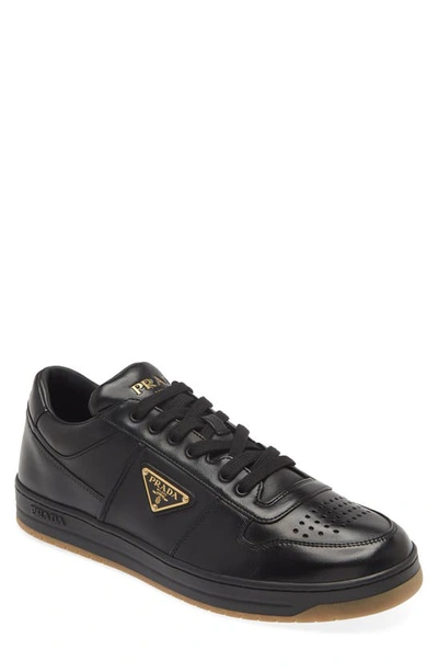 Shop Prada Downtown Sneaker In Nero