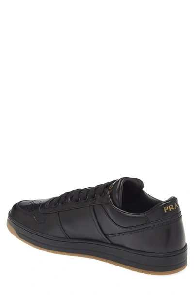 Prada Downtown Sneaker Aus Nappa-leder In Nero