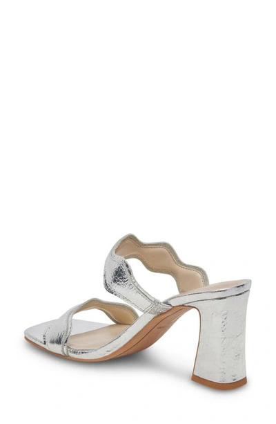 Shop Dolce Vita Ilva Slide Sandal In Silver