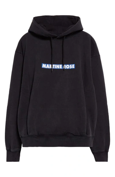 Shop Martine Rose Gender Inclusive Blow Your Mind Cotton Graphic Hoodie In Black Pigment/ Blow Your Mind