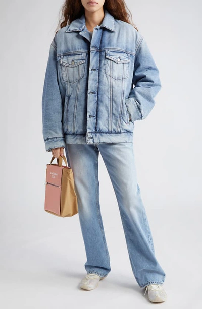 Acne Studios Blue Relaxed-fit Jeans In Light Blue