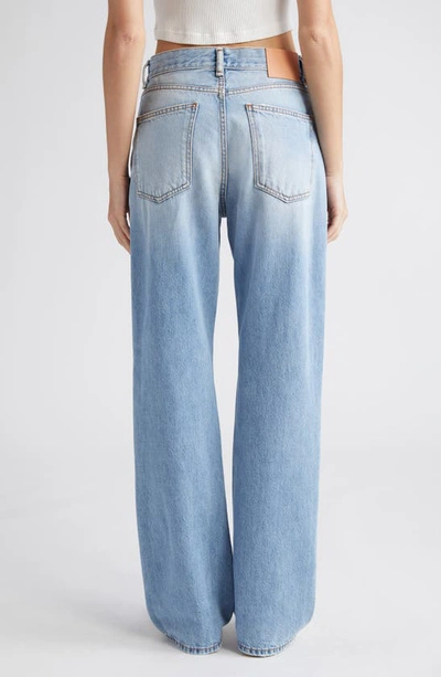Acne Studios Blue Relaxed-fit Jeans In Light Blue