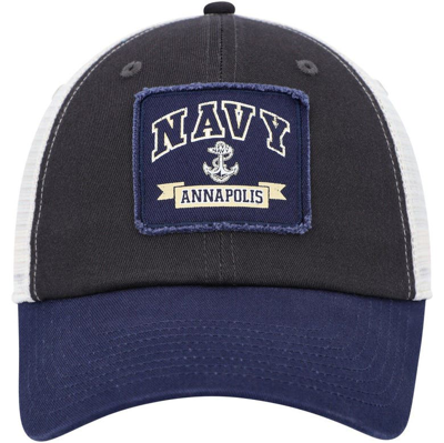 Shop Colosseum Charcoal Navy Midshipmen Objection Snapback Hat