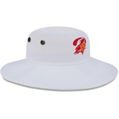 Shop New Era White Tampa Bay Buccaneers 2023 Nfl Training Camp Throwback Panama Bucket Hat