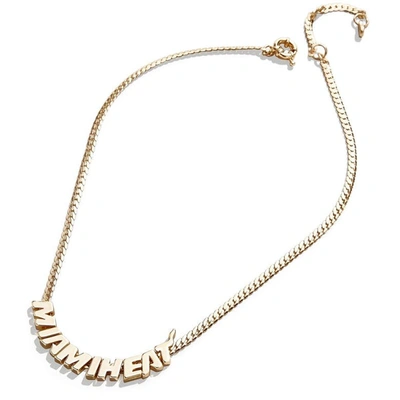 Shop Baublebar Miami Heat Team Chain Necklace In Gold