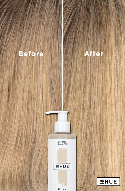 Dphue Gloss+ Semi-permanent Hair Color And Deep Conditioner Light Blonde 6.5 oz/ 192 ml In Light Blonde
