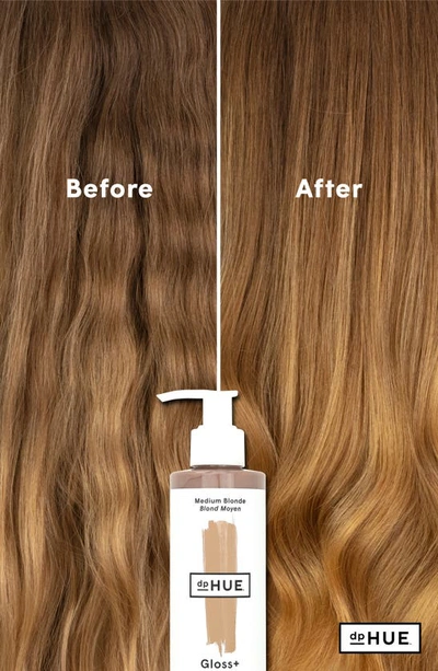Dphue Gloss+ Semi-permanent Hair Color And Deep Conditioner Medium Blonde 6.5 oz/ 192 ml In Medium Blonde