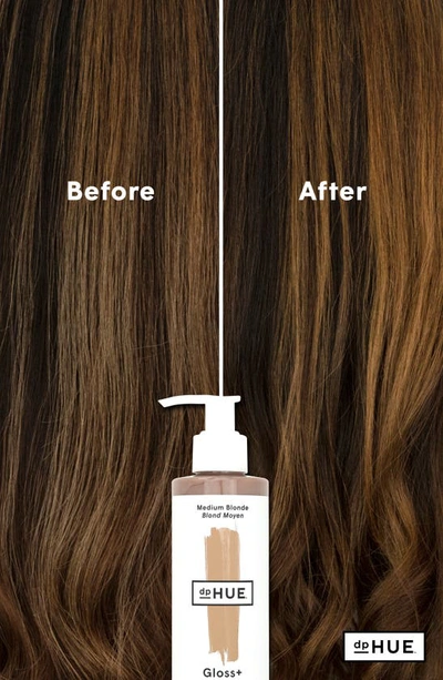 Dphue Gloss+ Semi-permanent Hair Color And Deep Conditioner Medium Blonde 6.5 oz/ 192 ml In Medium Blonde