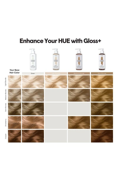 Dphue Gloss+ Semi-permanent Hair Color And Deep Conditioner Medium Blonde 6.5 oz/ 192 ml In Medium Blonde