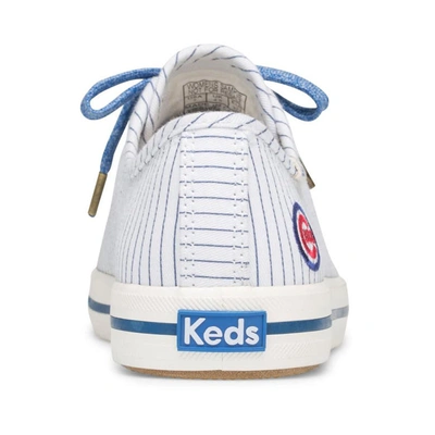 Shop Kedsr Keds White Chicago Cubs Kickstart Pinstripe Sneakers
