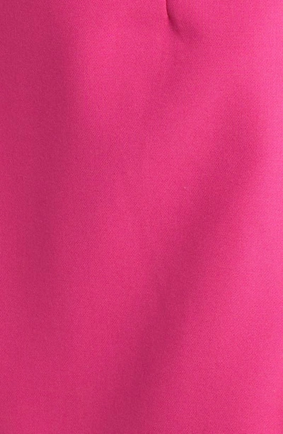 Shop French Connection Whisper Ruth Bow Dress In Fuchsia