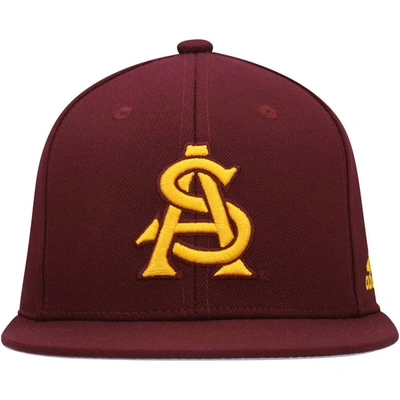 Shop Adidas Originals Adidas Maroon Arizona State Sun Devils On-field Baseball Fitted Hat