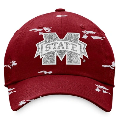 Shop Top Of The World Maroon Mississippi State Bulldogs Oht Military Appreciation Betty Adjustable Hat
