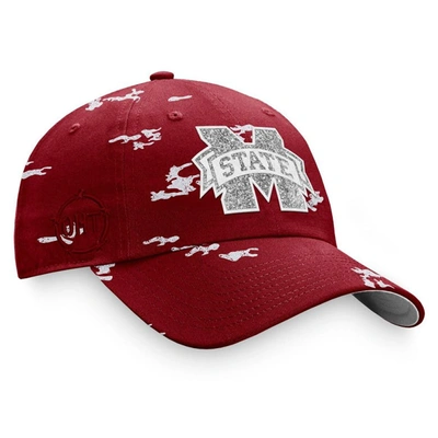 Shop Top Of The World Maroon Mississippi State Bulldogs Oht Military Appreciation Betty Adjustable Hat