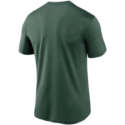 Shop Nike Green Green Bay Packers Logo Essential Legend Performance T-shirt