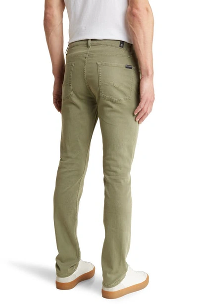 Shop 7 For All Mankind Slimmy Slim Fit Jeans In Olive