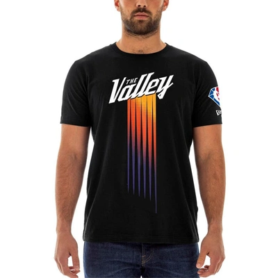 Shop New Era Black Phoenix Suns 2021/22 City Edition Brushed Jersey T-shirt