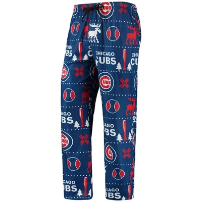 Shop Foco Royal Chicago Cubs Ugly Pajama Sleep Set