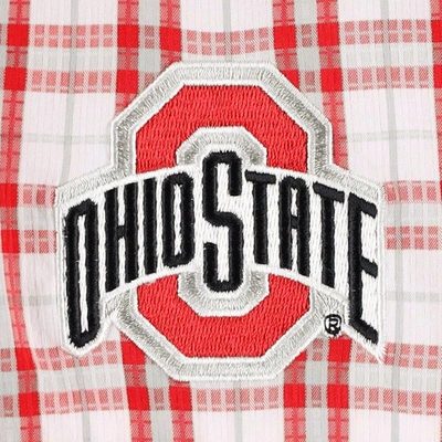 Shop Columbia Scarlet Ohio State Buckeyes Super Tamiami Omni-wick Long Sleeve Button-down Shirt