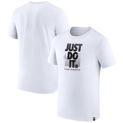 Shop Nike White Club America Just Do It T-shirt