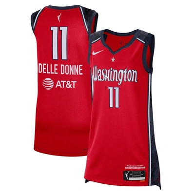Shop Nike Elena Delle Donne Red Washington Mystics 2021 Explorer Edition Victory Player Jersey