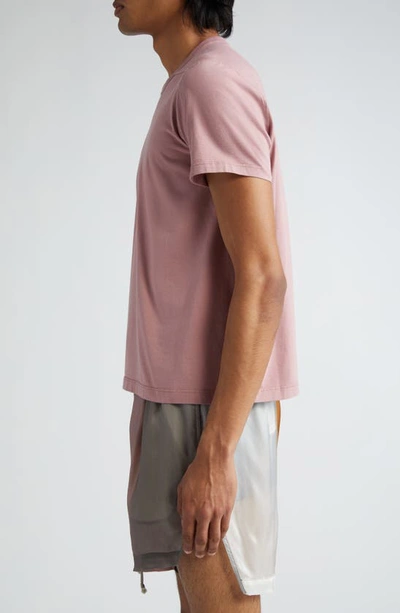 Shop Rick Owens Level T-shirt In Dusty Pink