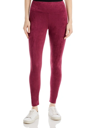 Shop Bagatelle Womens Faux Suede Pull On Leggings In Pink
