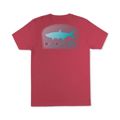 Shop Columbia Sportswear Shane Mens Cotton Logo Graphic T-shirt In Red