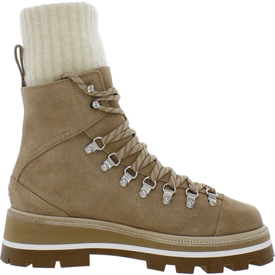 JIMMY CHOO CHIKE WOMENS SUEDE ROUND TOE BOOTS 