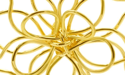 Shop Adornia Wire Flower Drop Earrings In Gold