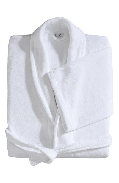 Shop Pure Parima Egyptian Cotton Terry Bathrobe In White