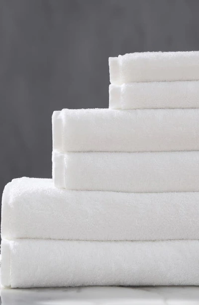 Shop Pure Parima 6-piece Egyptian Cotton Towel Set In White