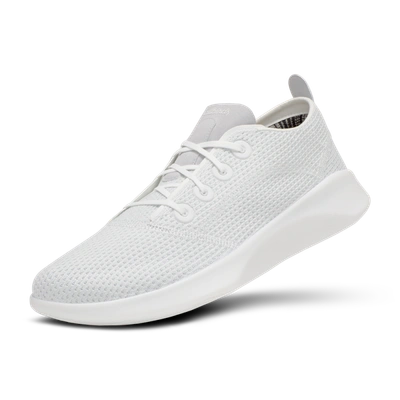 Allbirds Womens Light Grey Tree Runner Fsc-certified Eucalyptus Tree-fibre Low-top Trainers In Blizzard