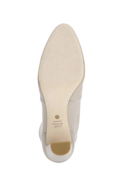 Stuart Weitzman Babette Bootie 85 In Ivory