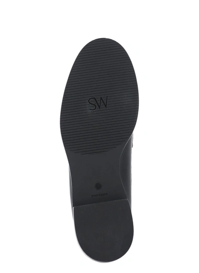Shop Stuart Weitzman Flat Shoes Black