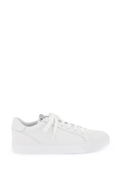 Shop Brunello Cucinelli Sneakers In Vitello Mat Con Monile In White