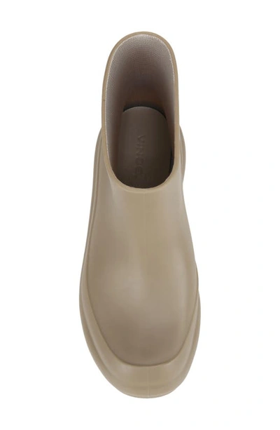Vince Rubber Ankle Rain Boots In Straw