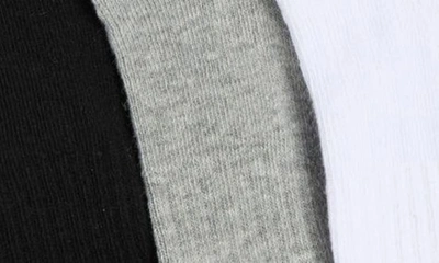 Shop Z By Zella Sport 6-pack Tab Back Socks In White -grey Multi