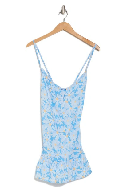 Shop Hurley Daisy Me Cover-up Dress In Bluebell