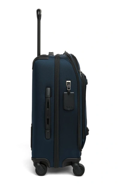Shop Tumi Merge Expandable Spinner Suitcase In Navy/ Black