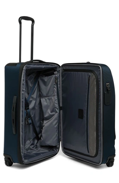 Shop Tumi Merge International Front Lid Spinner Suitcase In Navy/ Black