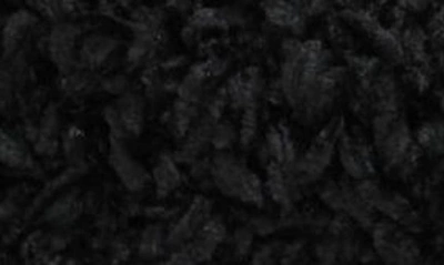 Shop Ganni Velvet Crochet Beret In Black