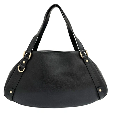 Shop Gucci Abbey Black Pony-style Calfskin Tote Bag ()