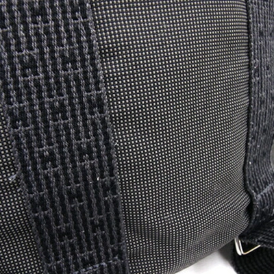 Shop Hermes Hermès Evelyne Grey Canvas Backpack Bag ()